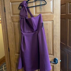 ELOQUII royal purple bow cocktail dress NWT 20